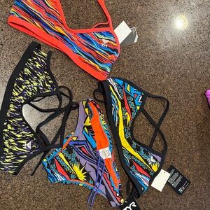 TYR Multicolor Women's Bikini Set 4/6 size